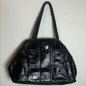 Vintage Coach Signature Stitch Frame Carryall